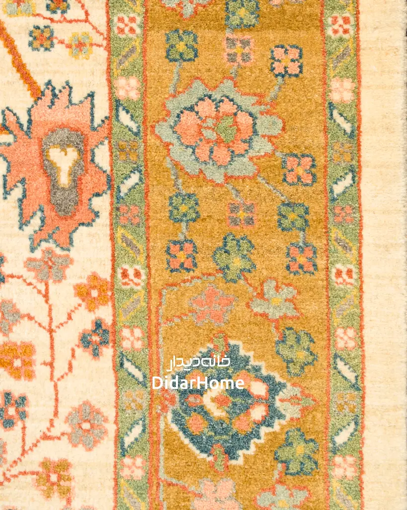 فرش دستباف سلطان آباد طرح افشان ۴/۳۸ متری (زیگلر محل)