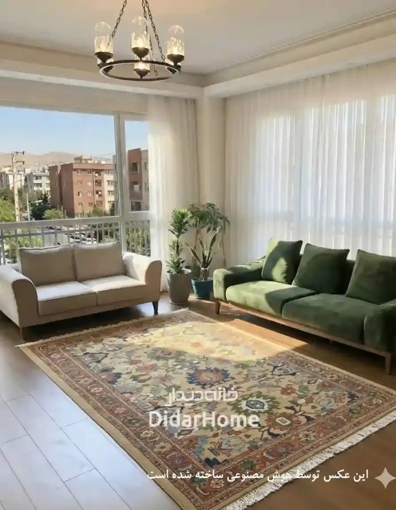 فرش دستباف هریس طرح افشان ۶/۵۵ متری
