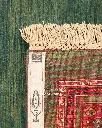 فرش دستباف قشقایی طرح کفساده ۷/۱۴ متری