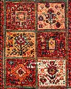 فرش دستباف قشقایی طرح کفساده ۷/۱۴ متری