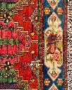 فرش دستباف آنتیک بختیاری طرح قابی ۵/۴۱ متری