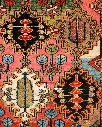 فرش دستباف آنتیک بختیاری طرح قابی ۵/۴۱ متری