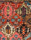 فرش دستباف آنتیک بختیاری طرح قابی ۵/۴۱ متری
