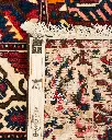 فرش دستباف آنتیک بختیاری طرح خشتی ۶/۹۹ متری