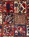 فرش دستباف آنتیک بختیاری طرح خشتی ۶/۹۹ متری