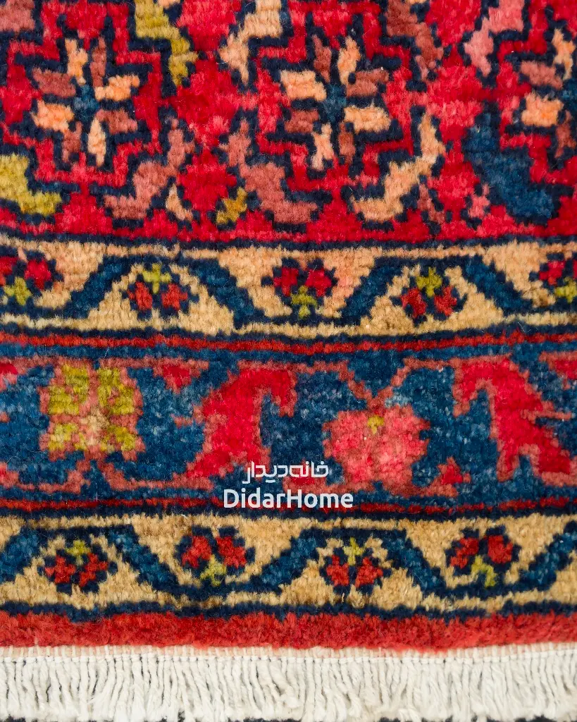 فرش دستباف آنتیک همدان طرح افشان ۲/۸۵ متری