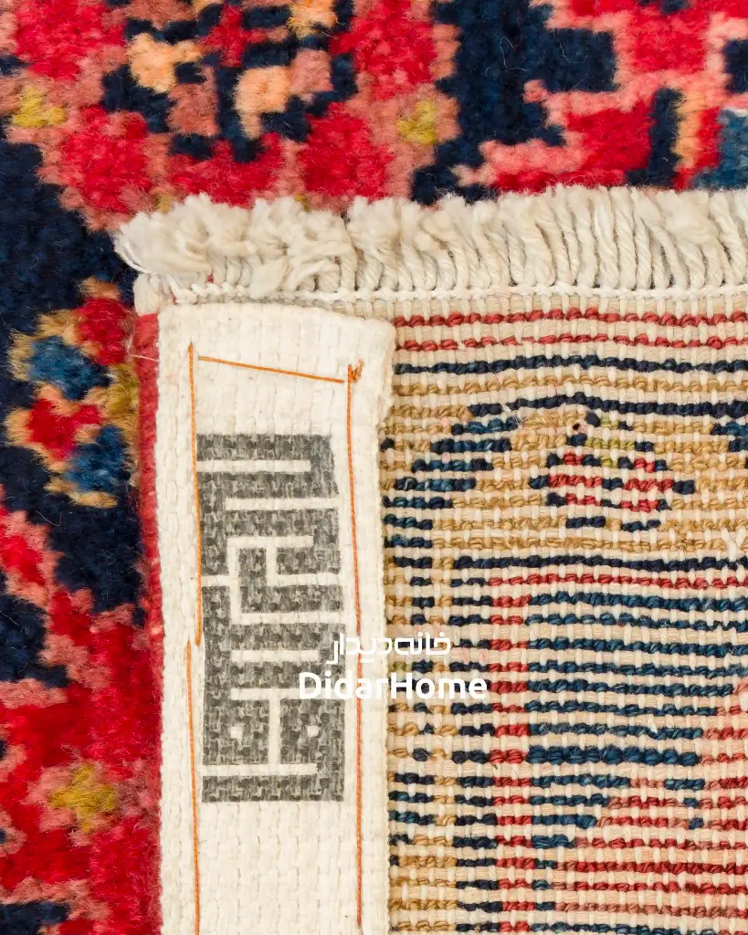 فرش دستباف آنتیک همدان طرح افشان ۲/۸۵ متری