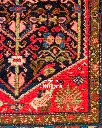 فرش دستباف آنتیک ملایر طرح افشان ۲/۶۰ متری