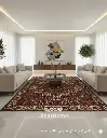 فرش دستباف آنتیک بختیاری طرح خشتی ۷/۸۳ متری