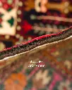 فرش دستباف آنتیک بختیاری طرح خشتی ۷/۸۳ متری
