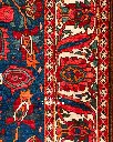 فرش دستباف آنتیک بختیاری طرح ترنجی ۸/۰۷ متری