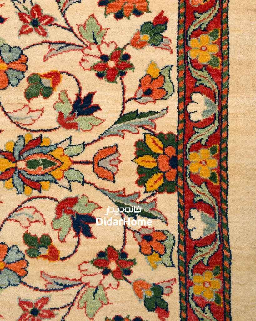 فرش دستباف تبریز طرح ترنجی ۵/۵۷ متری