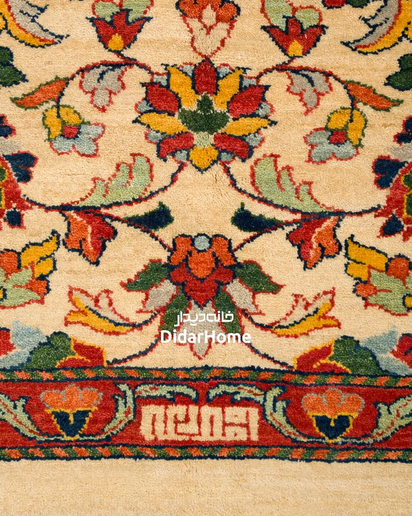 فرش دستباف تبریز طرح ترنجی ۵/۵۷ متری