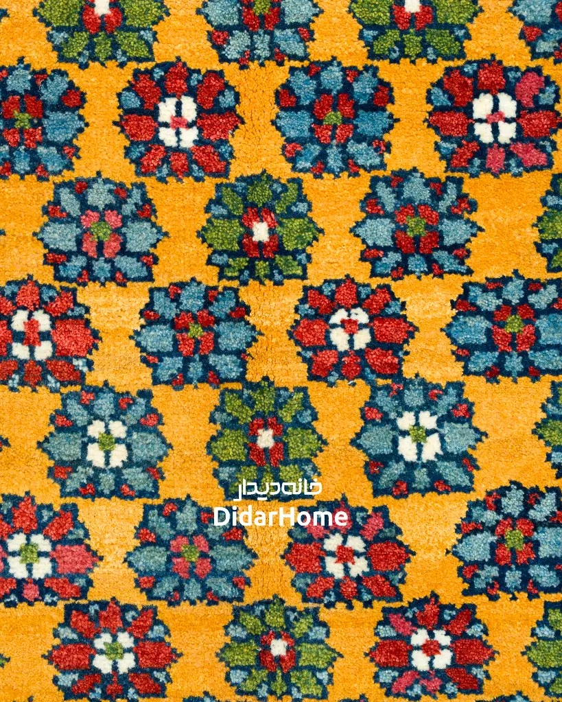 فرش دستباف شکوفه طرح افشان ۳/۲۱ متری