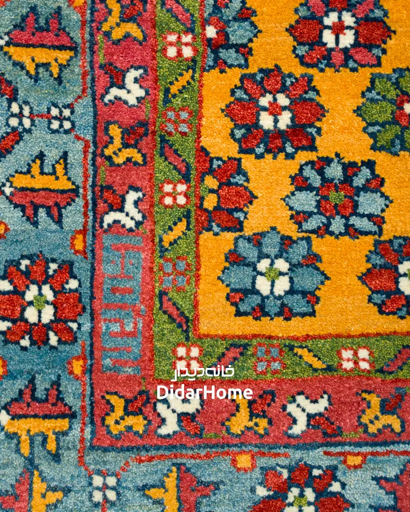 فرش دستباف شکوفه طرح افشان ۳/۲۱ متری