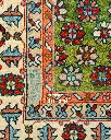 فرش دستباف شکوفه طرح افشان ۳/۱۶ متری