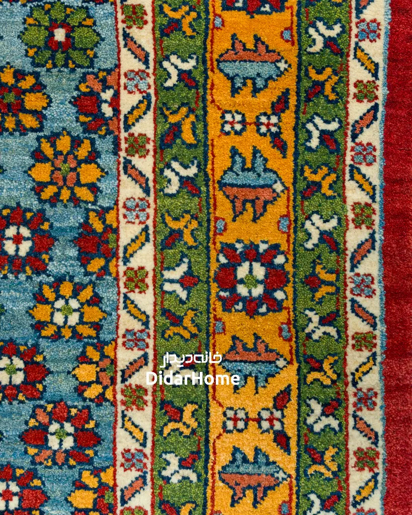 فرش دستباف شکوفه طرح افشان ۲/۹۷ متری
