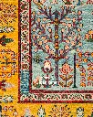 فرش دستباف قشقایی طرح درخت زندگی ۶/۳۳ متری