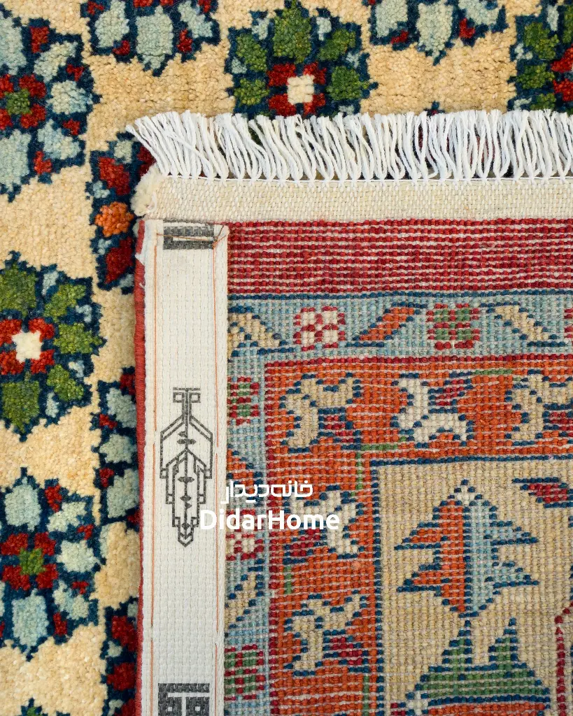 فرش دستباف شکوفه طرح افشان ۳ متری
