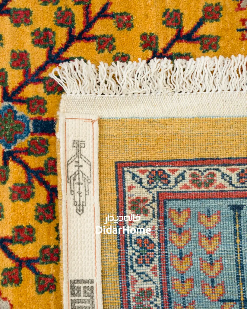 فرش دستباف قشقایی طرح درخت زندگی ۶/۲۴ متری