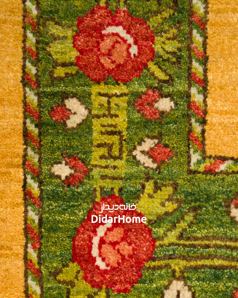 فرش دستباف بختیاری طرح کفساده ۱/۷۱متری 