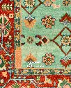 فرش دستباف سلطان آباد طرح ماهی ۴/۱۳ متری