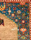 فرش دستباف بخشایش طرح ترنجی ۴/۰۳ متری
