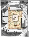 فرش دستباف سلطان آباد طرح افشان ۶/۵۹ متری