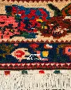 فرش دستباف آنتیک بختیاری طرح قابی ۶/۸۶ متری