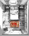 فرش دستباف بختیاری طرح کفساده ۱/۷۶ متری