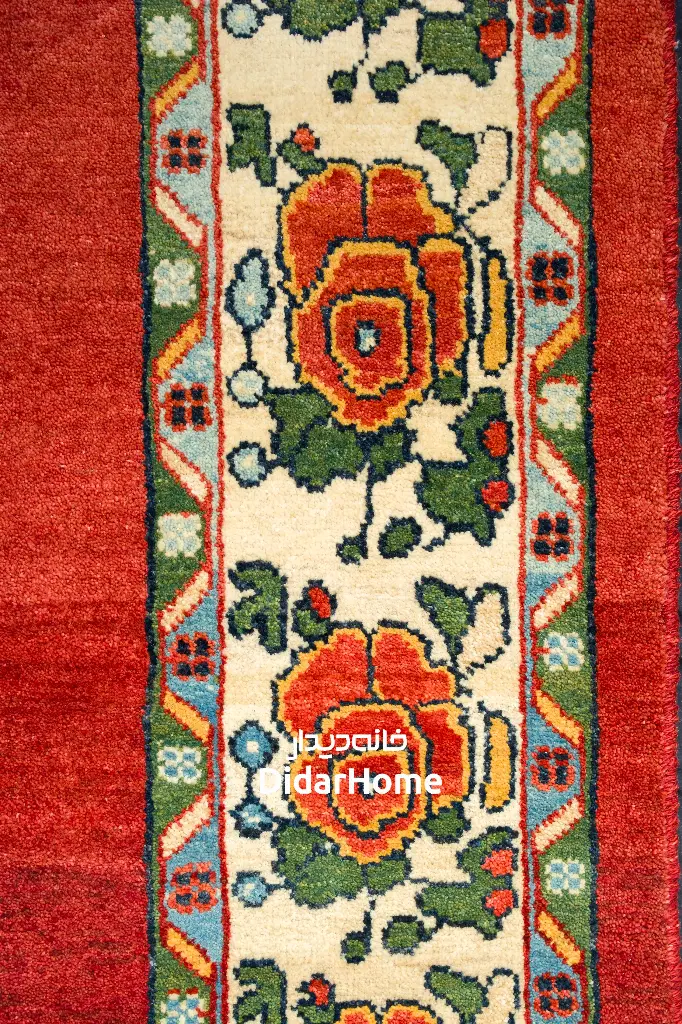 فرش دستباف بختیاری طرح کفساده ۱/۷۶ متری