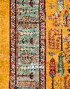 فرش دستباف قشقایی طرح درخت زندگی ۹/۱۴ متری