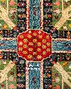 فرش دستباف قشقایی طرح افشان ۶/۶۱ متری