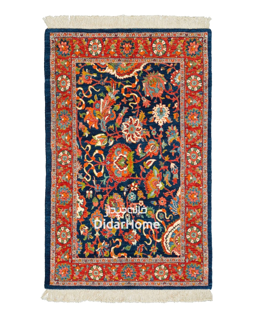 فرش دستباف تبریز ۵۰ رج طرح افشان ذرع و نیم