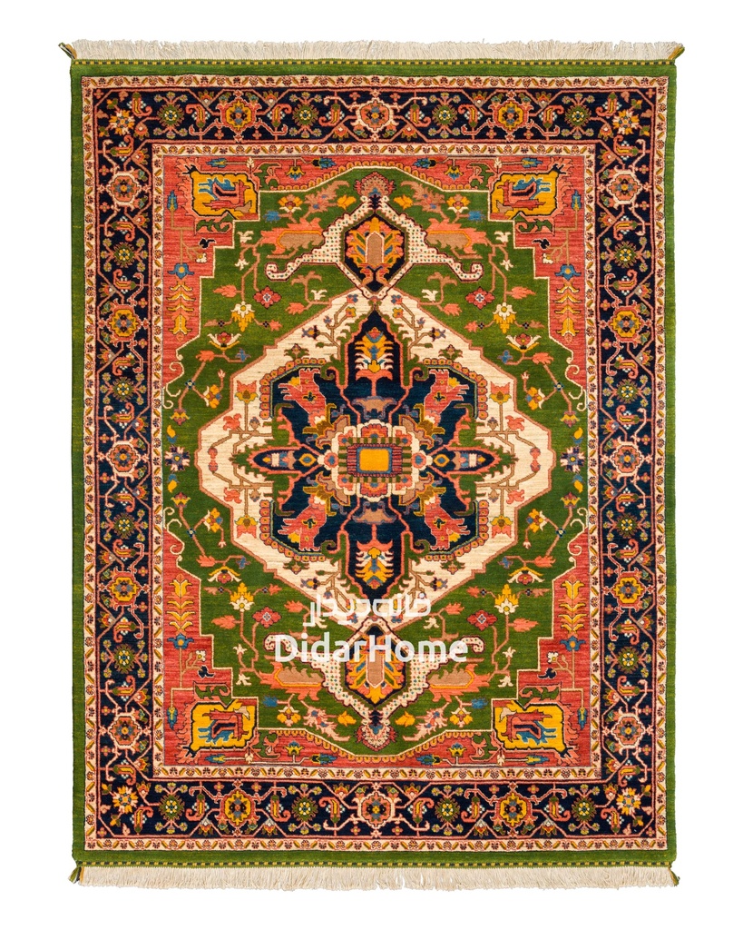 فرش دستباف هریس طرح ترنجی ۵/۳۲ متری
