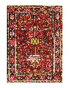 فرش دستباف آنتیک بختیاری طرح گلدانی ۳/۰۷ متری