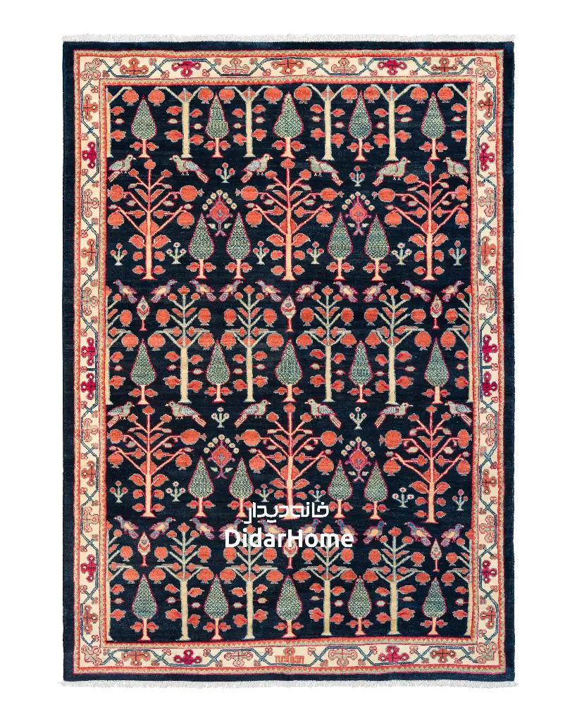 فرش دستباف بختیاری طرح افشان ۶/۵۶ متری