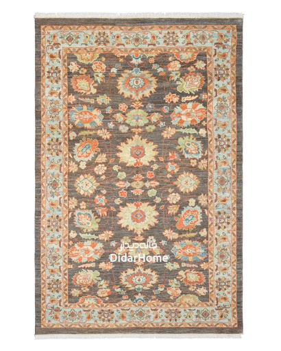 [72041843] فرش دستباف سلطان آباد طرح افشان ۴/۱۷ متری (زیگلر محل)
