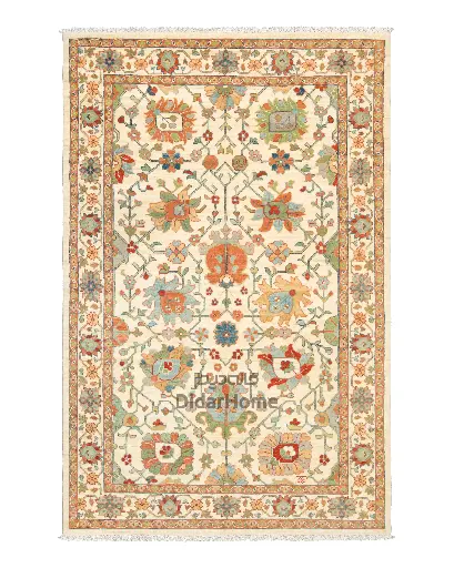 [62061878] فرش دستباف سلطان آباد طرح افشان ۶/۳۵ متری (زیگلر محل)