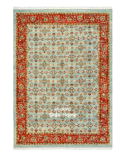 [52092527] فرش دستباف سلطان آباد طرح ماهی ۹/۰۸ متری